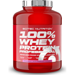 SCITEC 100% Whey Protein Professional / Strawberry - White Chocolate / 2.35g.