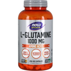 NOW L-Glutamine 1000 mg / 240 Vcaps