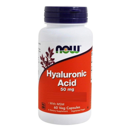 NOW Hyaluronic Acid with MSM 60 Caps. / 0.07g.