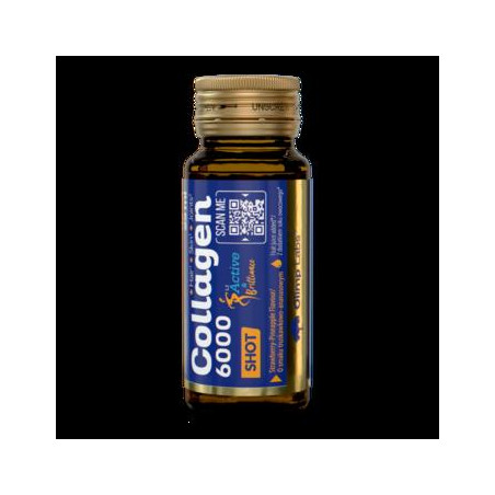 OLIMP Collagen 6000 Active & Brilliance Shot / 25 ml / Pineapple and Strawberry / 0.025g.