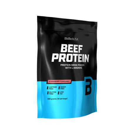 BIOTECH USA Beef Protein / Strawberry / 0.5g.