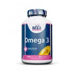 HAYA LABS Omega 3 1000mg. / 100 Softgels