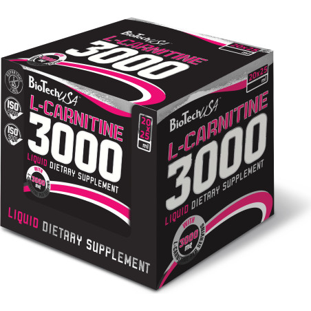 BIOTECH USA L-carnitine 3000 / 1 Amp. / Lemon / 0.03g.