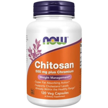NOW Chitosan 500mg. / 120 Caps.