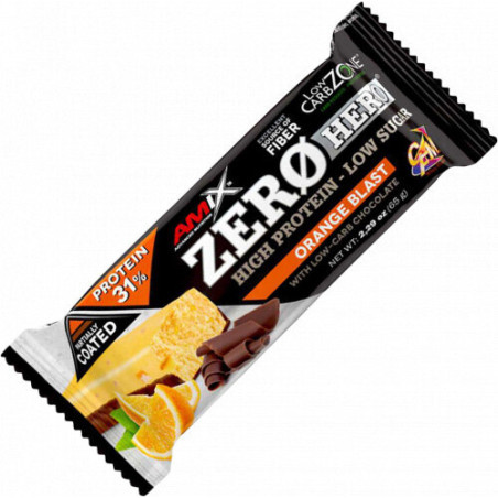 AMIX ZeroHero Protein Bar / 65g. / Orange / 0.065g.