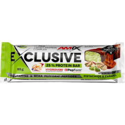 AMIX Exclusive Protein Bar / 85 gr. / Pistachios and caramel / 0.085g.