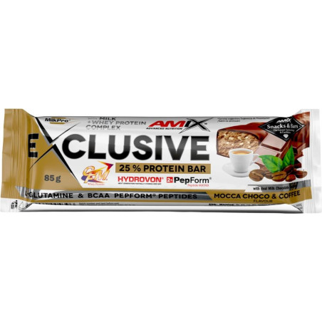 AMIX Exclusive Protein Bar / 85 gr. / Mocha Choco Coffee / 0.085g.