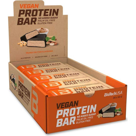 BIOTECH USA Vegan Protein Bar / 50 g / Peanut butter