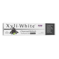 NOW XyliWhite™ Charcoal Refresh Toothpaste Gel