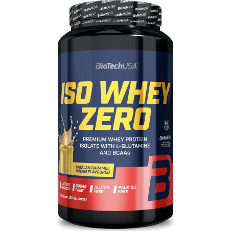 BIOTECH USA Iso Whey ZERO / Catalan Caramel Cream / 0.908g.