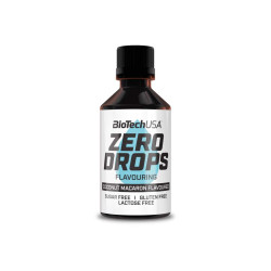 BIOTECH USA Zero Drops / 50 ml / Coconut Macaroon