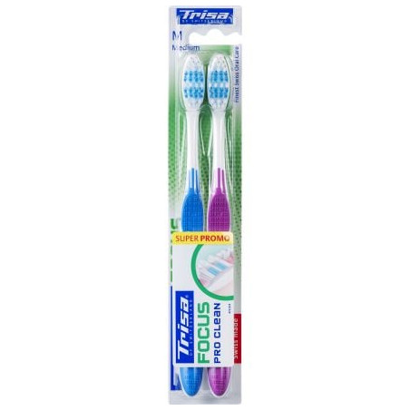 Trisa Focus medium 2бр четки