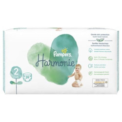 PAMPERS 9% ДДС Harmonie Размер 2, пелени, Мини, 39 бр.