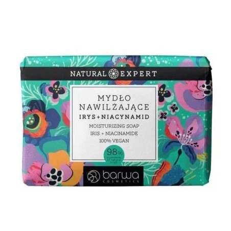 ВЕГАН Натурален хидратиращ сапун Ирис и Ниацинамид Barwa NATURAL EXPERT