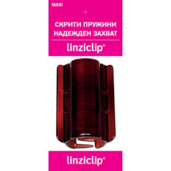 Щипка за коса голяма карамел Linziclip MAXI