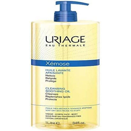 Uriage xemose huile почистващо гел-олио 1000мл