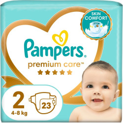 PAMPERS 9% ДДС Premium Care Размер 2, пелени, SMP, 23 бр.