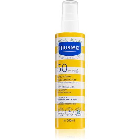 Mustela слънцезащитен спрей SPF50 200мл