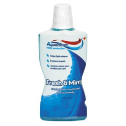 Вода за уста aquafresh fresh and minty 500мл