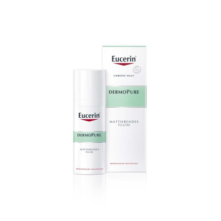 Eucerin dermopure матиращ флуид за лице, за кожа склонна към акне 50мл
