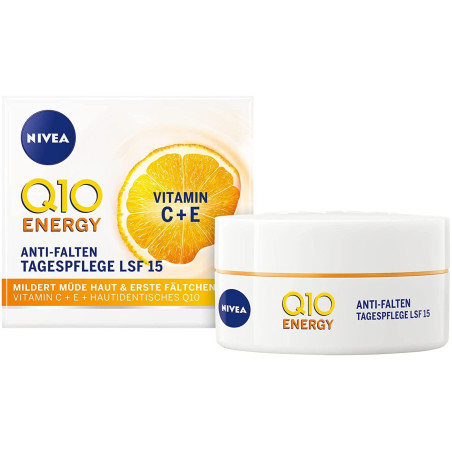 Nivea Q10 energy дневен крем против бръчки 50мл