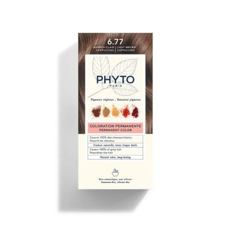 Phyto phytocolor №6.77 светло кестеняво, капучино
