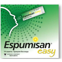 Еспумизан Easy сашета при метеоризъм 125мг х14 Berlin-Chemie