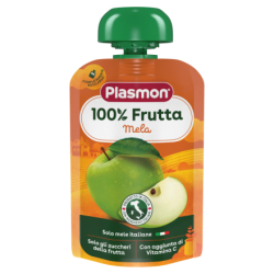 Плодова закуска ябълка за деца 6М+ 100 гр Plasmon