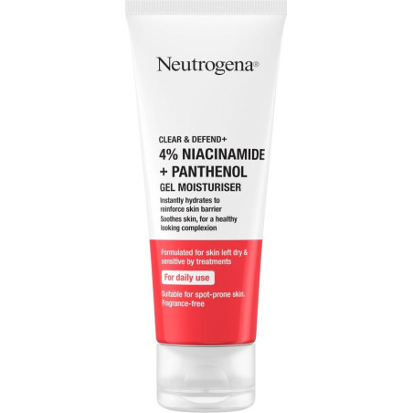 Neutrogena Clear & Defend+ Хидратиращ гел за лице 50мл