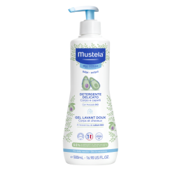 Mustela Нежен измиващ гел за коса и тяло х500 мл