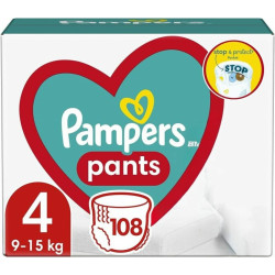 PAMPERS 9% ДДС Pants Размер 4, гащички, MB, 108 бр.