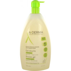 A-Derma Свръхобогатен душ гел с овес за лице и тяло х750 мл