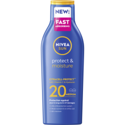 Nivea Sun Protect and Moisture Слънцезащитен лосион SPF20 x200 мл