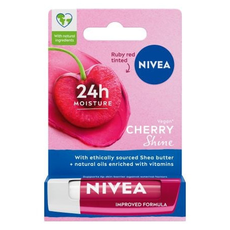Nivea Cherry Shine Балсам за устни х4,8 г