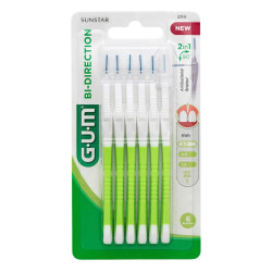 GUM BI-DIRECTION Интердентална четка за зъби 0,7 mm