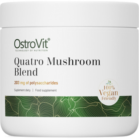 Quatro Mushroom Blend Powder | Lion's Mane ~ Reishi ~ Cordyceps ~ Chaga