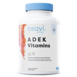 ADEK Vitamins | A + D + E + K | with Quali-D® х 120 капсули