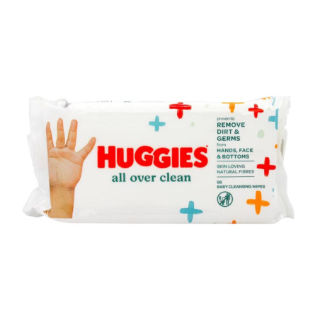 Бебешки мокри кърпи HUGGIES All Over Clean 56 броя