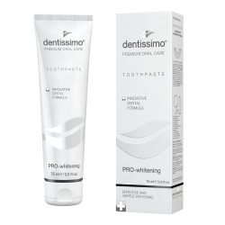 DENTISSIMO Pro-Whitening избелваща, паста за зъби, 75 мл