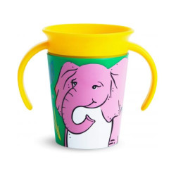 Тренировъчна чаша Чудо Munchkin 360 WildLove Elephant 177ml