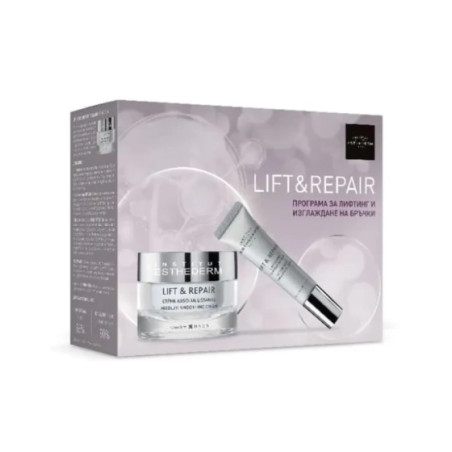 Esthederm lift & repair крем 50мл + околоочен крем 15мл промо комплект