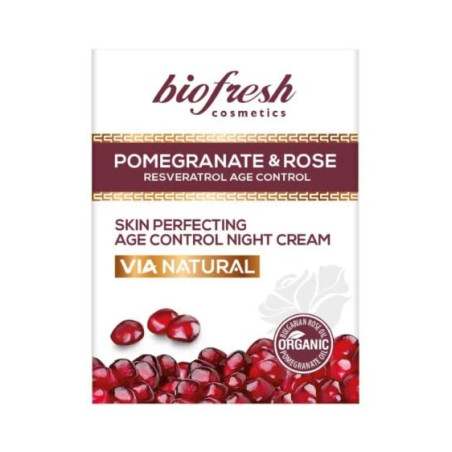 Възстановяващ нощен крем VIA NATURAL POMEGRANATE AND ROSE 50 ml