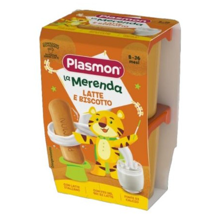 Млечен десерт с бишкоти Plasmon