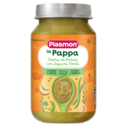 Пюре Plasmon - Картофено пюре с грах и зелен фасул