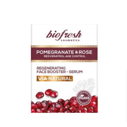 Регенериращ серум за лице VIA NATURAL POMEGRANATE AND ROSE 30 ml