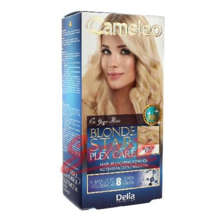 D CAMELEO Bleaching Blond Star Plex 25gr., Oxy 50ml, Conditioner 15ml