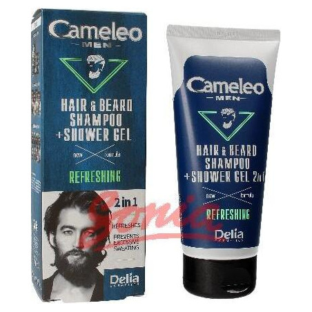 D CAMELEO MEN Beard & Hair Shampoo & Shower Gel 2 in 1 150ml