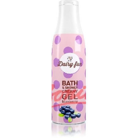 D Dairy Fun Bath & Shower Creamy Gel 400ml Blueberry