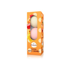 D Dairy Fun Bath Bombs 3x100gr.Peach&Mango, Caramel&Apple, Milk&Honey