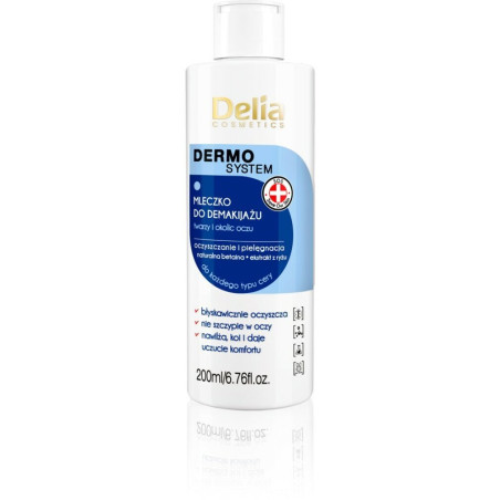 D Dermo System Cleansing Milk for face & eye area 200ml